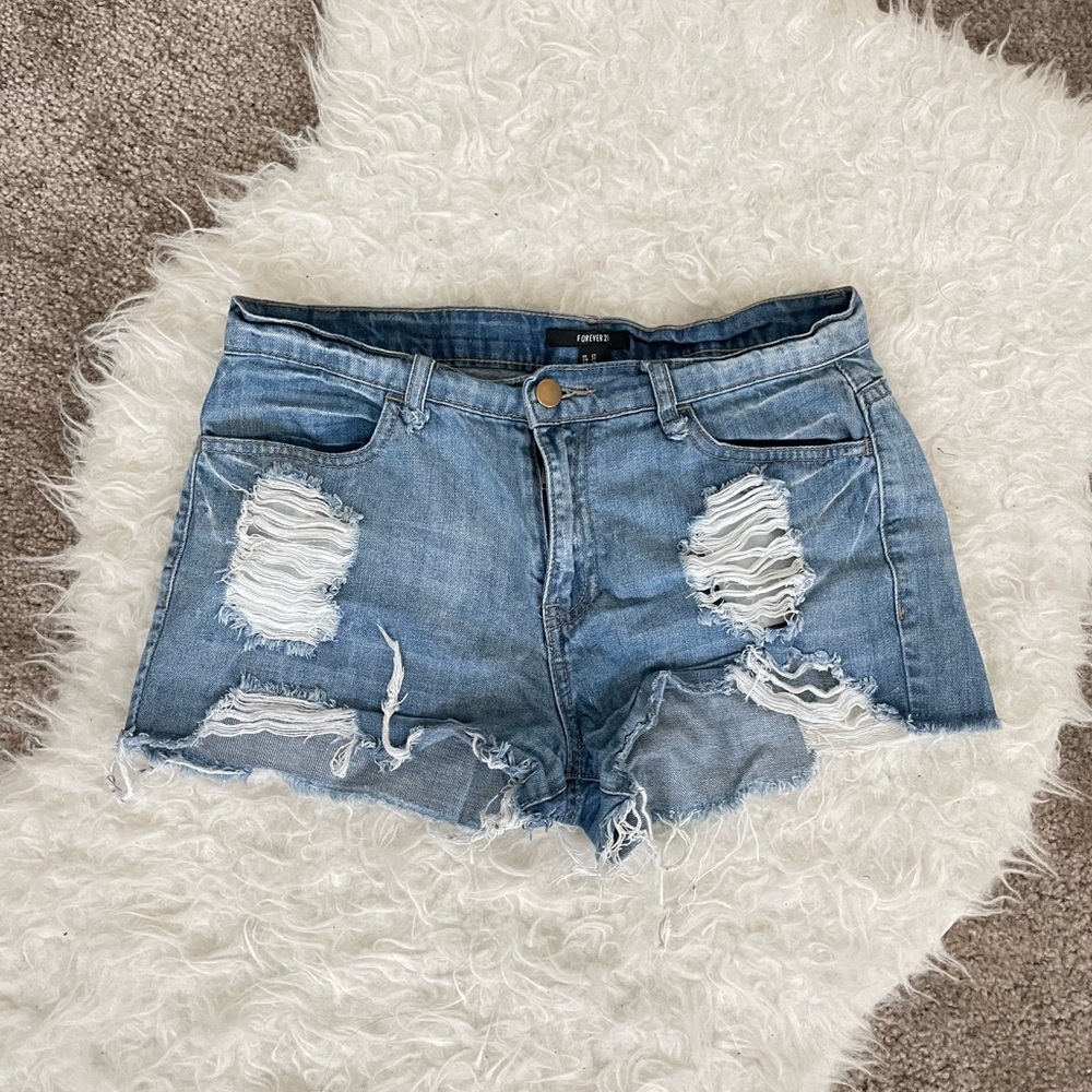 Forever21 Highwaisted Denim Shorts